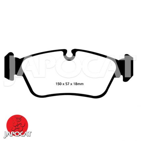 BRAKE PADS Set (Front) (EBC Redstuff)