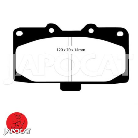 BRAKE PADS (Front) (EBC Bluestuff)