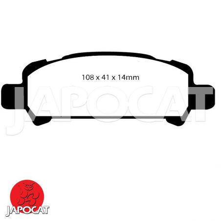 BRAKE PADS Set (Front) (EBC Orangestuff)