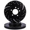 BRAKE DISC (Front, Pair, Dimpled & Slotted) (EBC)