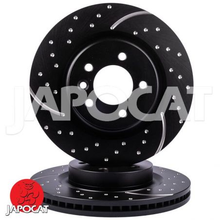 BRAKE DISC (Front, Pair, Dimpled & Slotted) (EBC)