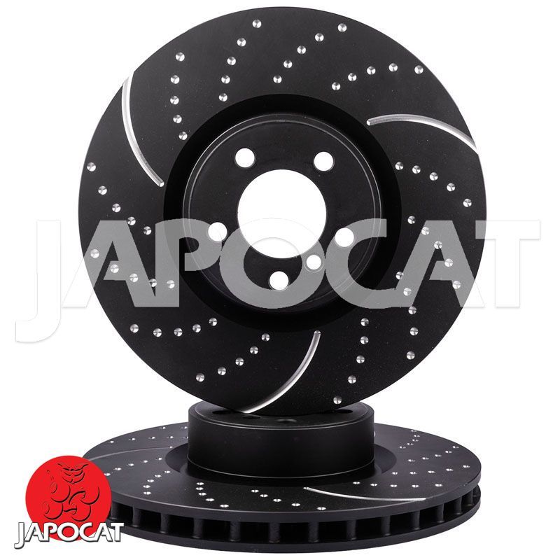 BRAKE DISC (Front, Pair, Dimpled & Slotted) (EBC)