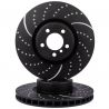 BRAKE DISC (Front, Pair, Dimpled & Slotted) (EBC)