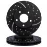 BRAKE DISC (Front, Pair, Dimpled & Slotted) (EBC)