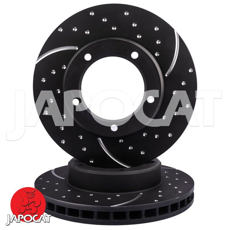 BRAKE DISC (Front, Pair, Dimpled & Slotted) (RDA)