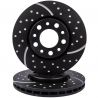 BRAKE DISC (Front, Pair, Dimpled & Slotted) (EBC)