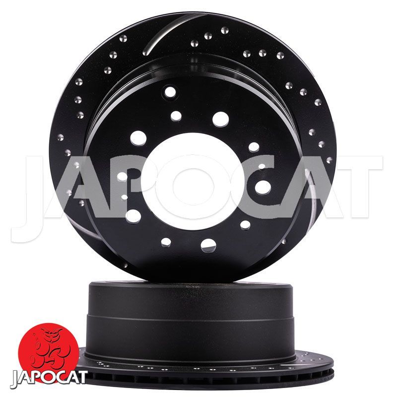 BRAKE DISC (Rear, Pair, Dimpled & Slotted) (RDA)