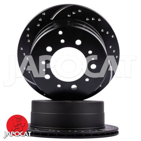 BRAKE DISC (Rear, Pair, Dimpled & Slotted) (RDA)