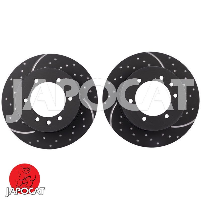 BRAKE DISC (Rear, Pair, Dimpled & Slotted) (RDA)
