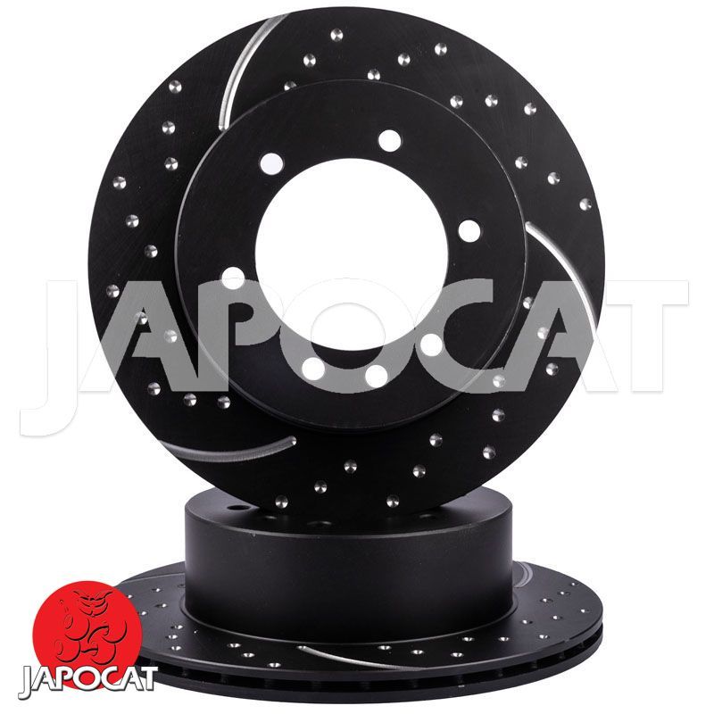BRAKE DISC (Rear, Pair, Dimpled & Slotted) (RDA)
