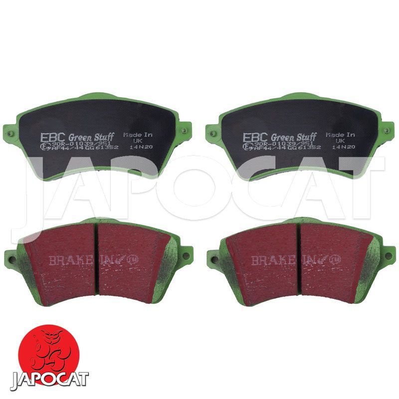BRAKE PADS Set (Front) (EBC Greenstuff)