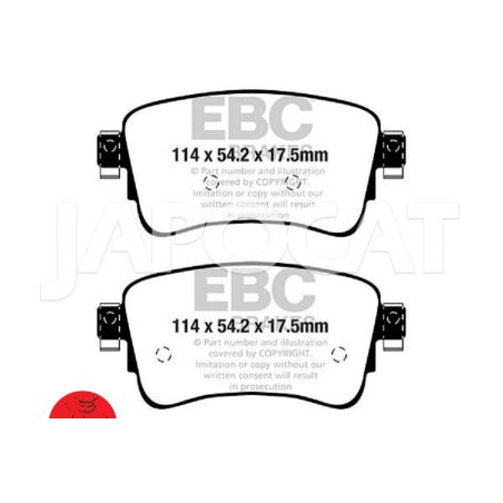 PLAQUETTES de FREIN Arrière EBC Ultimax