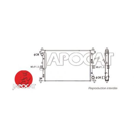 RADIATEUR SX4 SCROSS 1.6DDiS