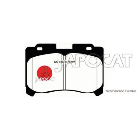 PLAQUETTES AV JZA80/ST205 RED